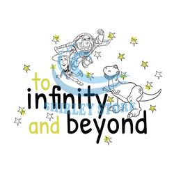To Infinity And Beyond Toy Story Cartoon Rex Star SVG