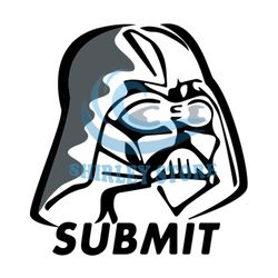 Submit Star Wars Darth Vader Silver Head Silhouette SVG