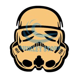 Star Wars Stormtrooper Fat Helmet Funny Design SVG