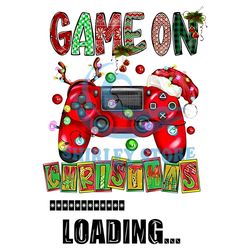 Game on Christmas Png, Gamer Quote Png, Christmas Gamer Png Sublimation Design,Merry Christmas Png, Gaming Controller
