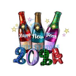 Cheers to 2024 Png, Merry Christmas, Christmas Png,Happy New Year 2024 Png,Digital Download