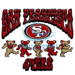 San Francisco 49ers Dancing Bears SVG
