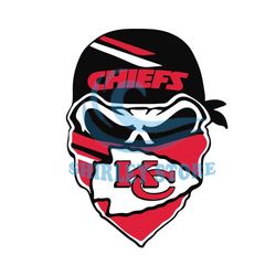 Kansas City Chiefs Skull SVG