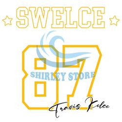 Swelce 87 Travis Kelce Kansas City Chiefs SVG