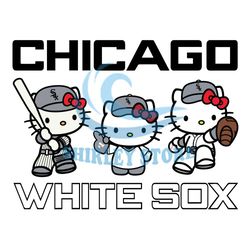 Hello Kitty Chicago White Sox Baseball