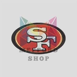 San Francisco 49ers Embroidery Files, NFL Logo Embroidery Designs, NFL 49ers, NFL Machine Embroidery Designs 10,