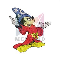 Disney Fantasia Mickey Mouse Embroidery Design