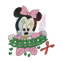 Minnie Mouse Cutting Embroidery Design ,png