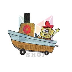 The Spongesons Embroidery Png