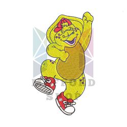 Happy BJ The Dino Embroidery Png