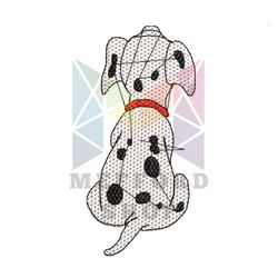 Dalmatian Puppy Back Embroidery ,png