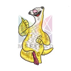 Ice Age Sid The Sloth Embroidery png