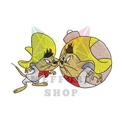 Christmas Ornament Speedy Gonzales Embroidery
