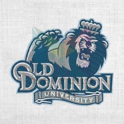 Old Dominion Monarchs NCAA Football Logo Embroidery Design