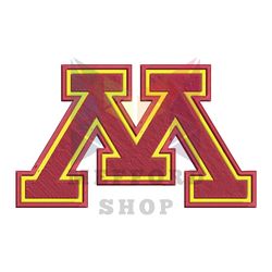Minnesota Golden Gophers Embroidery Designs Png