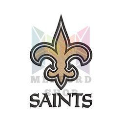 New Orleans Saints Embroidery Designs Png