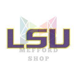 LSU Tigers Football Team Embroidery File