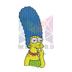 Marge Simpson Head Embroidery Png