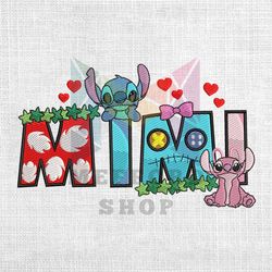 Mimi Disney Lilo And Stitch Angel Friends Embroidery