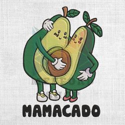 Mamacado Pregnancy Avocado Mother Day Embroidery