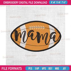 mama football sport ball embroidery
