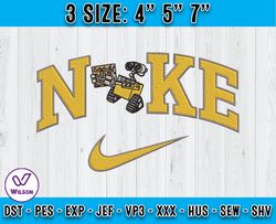 nike wall-e embroidery, robot wall-e embroidery, applique embroidery designs