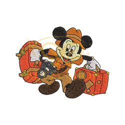 Mickey Mouse Suitcase Design Embroidery File