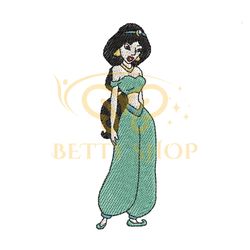 Disney Princess Jasmine Embroidery