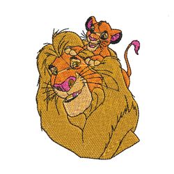 The Lion King Mufasa and Simba Embroidery