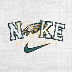 Philadelphia Eagles x Nike Swoosh Logo Embroidery Design