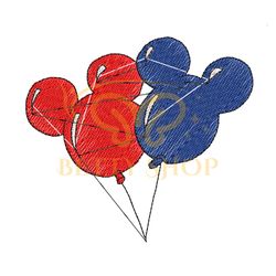 mickey mouse balloon embroidery png