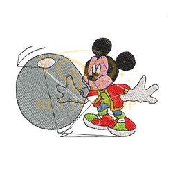 Embroidery Mickey Disney Design ,png