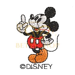 Mickey Number One Disney Embroidery