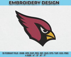 Cardinals Embroidery Designs, Machine Embroidery Pattern -06 by Christman