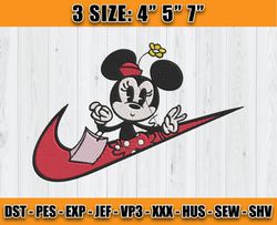 Nike Mickey Embroidery, Mickey Mouse Embroidery, Cartoon Embroidery Machine