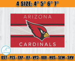 Cardinals Embroidery, NFL Cardinals Embroidery, NFL Machine Embroidery Digital, 4 sizes Machine Emb Files - 02 - Asbury