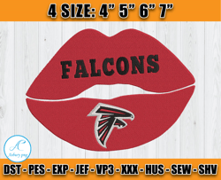 Atlanta Falcons Embroidery, NFL Falcons Embroidery, NFL Machine Embroidery Digital, 4 sizes Machine Emb Files-02-Asbury