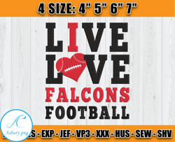 Atlanta Falcons Embroidery, NFL Falcons Embroidery, NFL Machine Embroidery Digital, 4 sizes Machine Emb Files-19-Corum