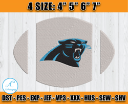 Panthers Embroidery, Embroidery, NFL Machine Embroidery Digital, 4 sizes Machine Emb Files -15 - Asbury