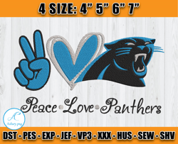 Panthers Embroidery, Embroidery, NFL Machine Embroidery Digital, 4 sizes Machine Emb Files -24 - Asbury