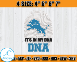 It's My DNA Detroit Lions Embroidery Design, Detroit Lions Embroidery, Football Embroidery Design, Embroidery Patterns,