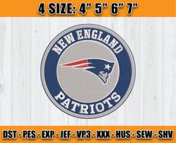 NFL Patriots Embroidery Logo embroidery design, NFL Machine Embroidery, Patriots Embroidery Embroidery Files