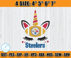Unicon Pittsburgh Steelers File, Unicon Embroidery Design, Pittsburgh Steelers Embroidery Design, Sport Embroidery