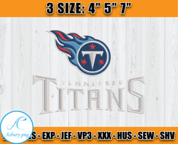 Tennessee Titans Logo Embroidery, Titans Logo Embroidery, Embroidery Patterns, Embroidery Design files