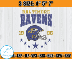 Baltimore Ravens Football Embroidery Design, Brand Embroidery, NFL Embroidery File, Logo Shirt 49