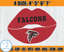 Atlanta Falcons Embroidery, NFL Falcons Embroidery, NFL Machine Embroidery Digital, 4 sizes Machine Emb Files-02-Corum