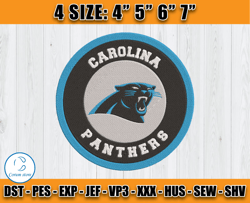 Panthers Embroidery, Embroidery, NFL Machine Embroidery Digital, 4 sizes Machine Emb Files -16 - Corum