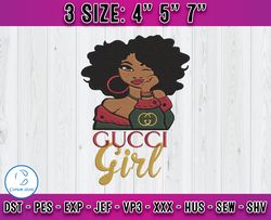 Gucci Girl embroideyry, gucci logo embroidery, embroidery applique