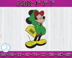 Gucci embroidery, Mickey Mouse Gucci embroidery, embroidery file