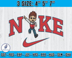 Nike Ryder Embroidery, PAW Patrol Characters, Cartoon Characters Embroidery